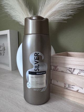 Champú y mascarilla silv Deliplus Cabello Blanco