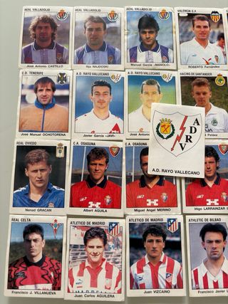 Lote 29 Cromos Panini Fútbol 93/94 Sin Pegar