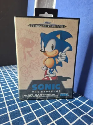 MEGADRIVE SONIC 1 ORIGINAL COMPLETO 