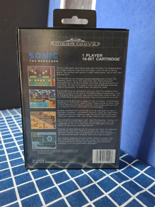 MEGADRIVE SONIC 1 ORIGINAL COMPLETO 