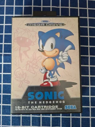 MEGADRIVE SONIC 1 ORIGINAL COMPLETO 