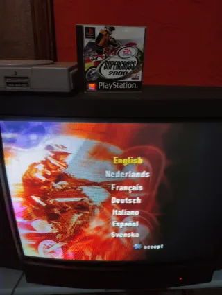 2 Mandos PlayStation Supercross 2000
