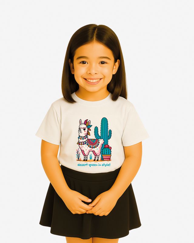 Camiseta niña Dessert queen in style!