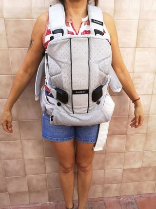 Mochila Portabebés BabyBjörn Gris