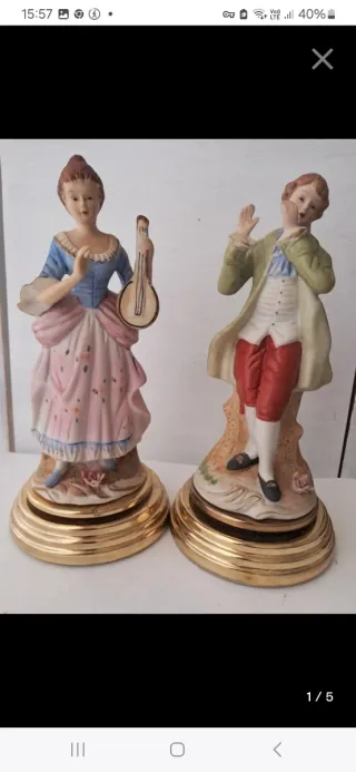 Coppia Carillon Capodimonte