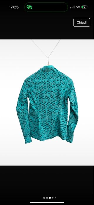 Giacca North Face Teal Fantasia in pile