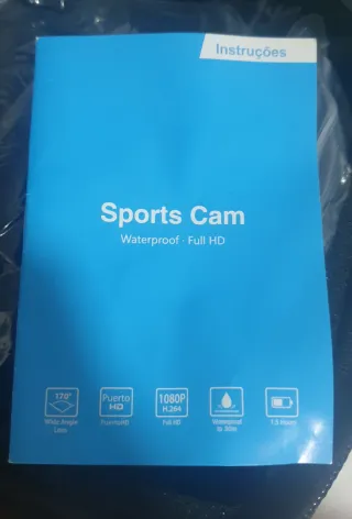 Cámara Deportiva HD 1080p con Accesorios