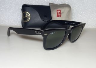 Ray-Ban RB 2140 Wayfarer Polarizadas Negro/Verde