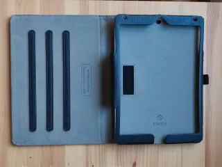 Apple iPad Air 2 Plata, batería tocada, con funda 