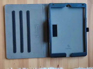 Apple iPad Air 2 Plata, batería tocada, con funda 