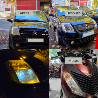 Pulido de faros coche y motos