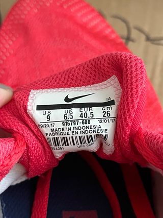Zapatillas Nike MD Runner 2 Mujer Rojas