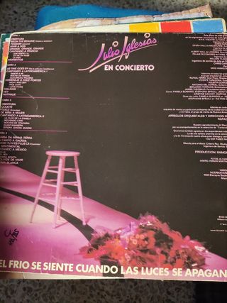 Vinilo Julio Iglesias En Concierto 2LP 
