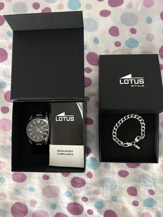 Lotus Reloj y Pulsera