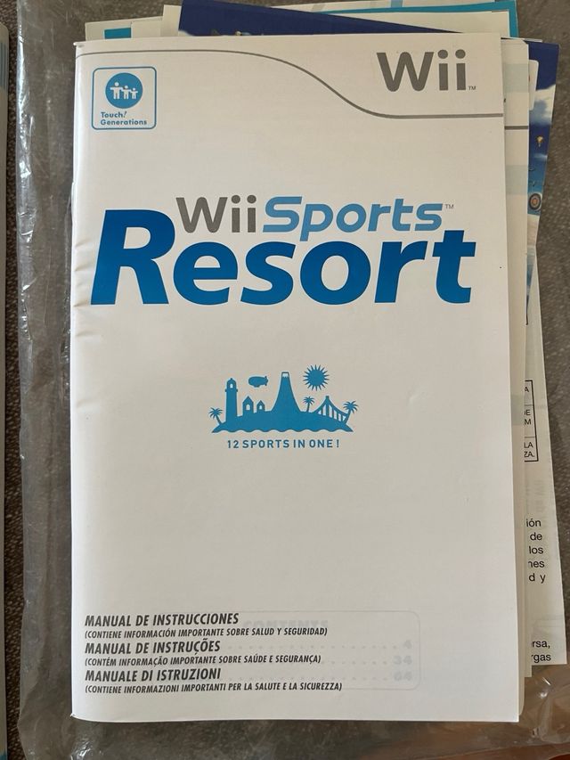 Manual Wii Sports Resort Nintendo