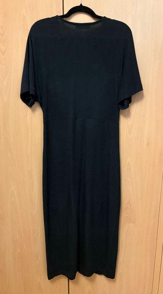 Vestido drapeado Mango