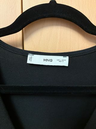 Vestido drapeado Mango