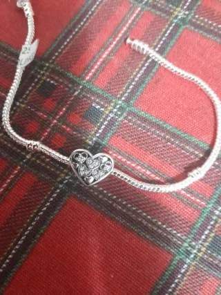 Set bracciale + cuore + confezione regalo 