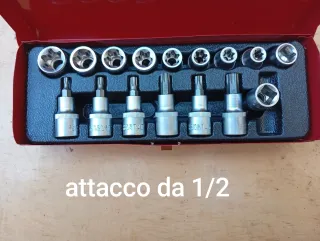 Set inserti Torx 1/2 16 PZ.
