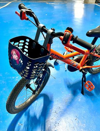 Bicicleta infantil Btwin naranja
