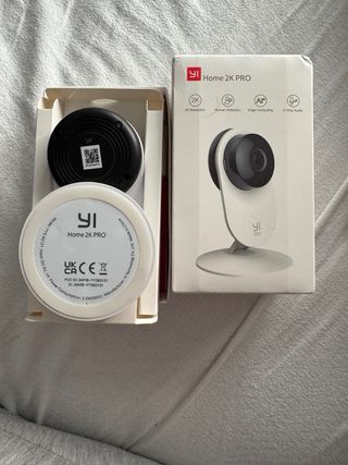 Cámara de vigilancia WiFi 2K con visión nocturna