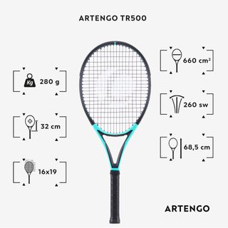 Raqueta de tenis Artengo TR500 Adulto (280 gr)