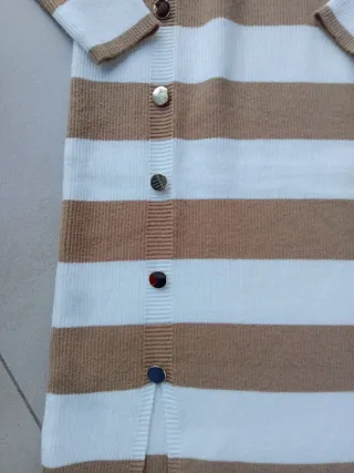 Vestito in maglia a righe tg M