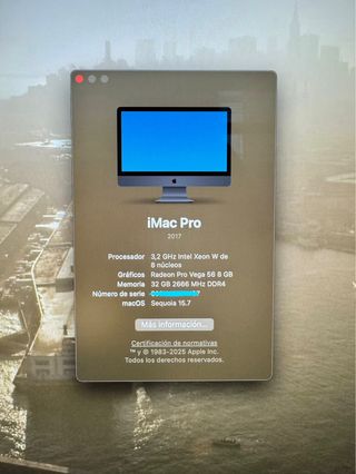 iMac Pro 27” 32GB RAM 1TB SSD