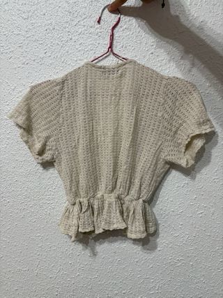 Blusa Pull&Bear Beige Talla XS