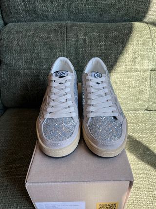 Zapatillas Golden Goose Glitter Gris Talla [Talla]