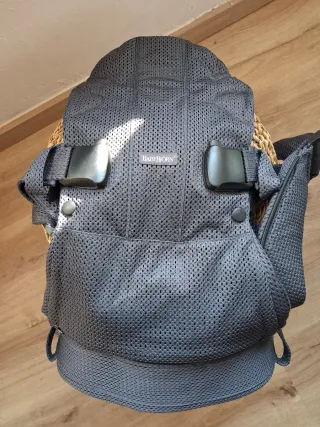 Mochila Portabebés BabyBjörn Gris