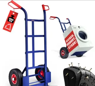 Carretilla de Mano Plegable Profesional – 200 kg 