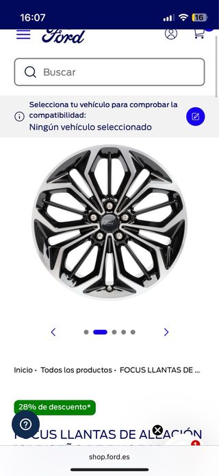 Llanta Ford Focus ST Line