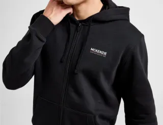 Sudadera McKenzie Negra Cremallera