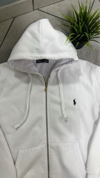 Felpa con cappuccio Polo Ralph Lauren bianca