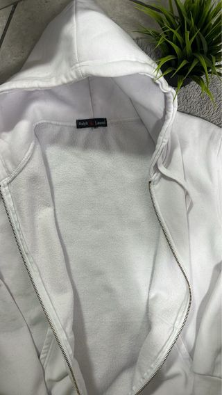 Felpa con cappuccio Polo Ralph Lauren bianca