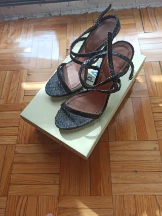 Sandalias de tacón Marypaz negras
