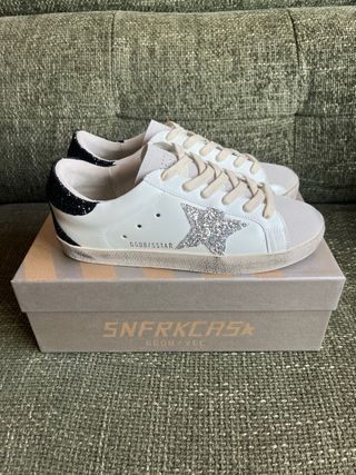 Zapatillas Golden Goose Glitter Negro