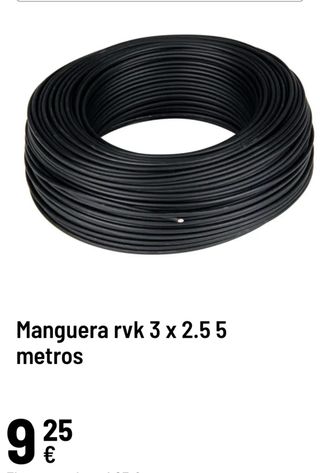 Manguera RVK 3x2.5mm