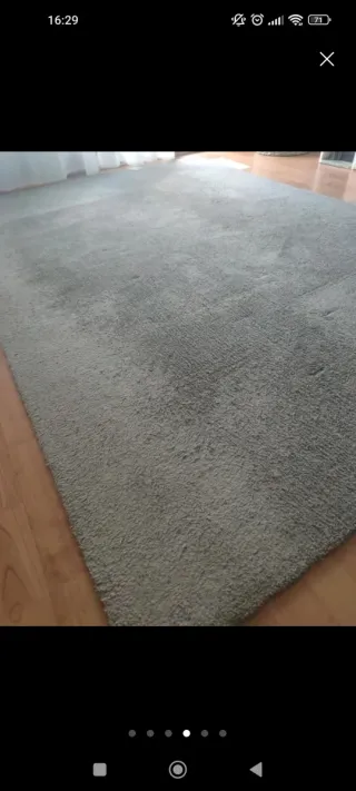 Alfombra Ikea gris Knardrup