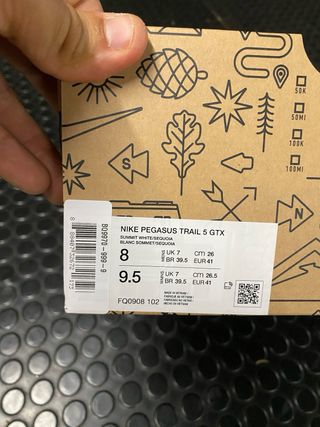 Nike Pegasus Trail 5 GORE-TEX Gris/Blanco