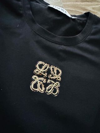Camisa Loewe Negra Talla L Animal Print