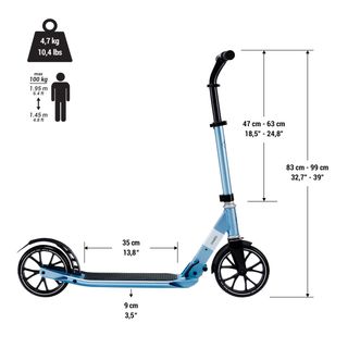 PATINETE ADULTO TOWN 5 XL AZUL