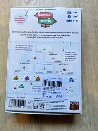 Izquierda Derecha: El Dilema - Juego de mesa