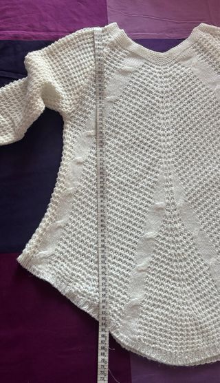 Jersey de lana blanco