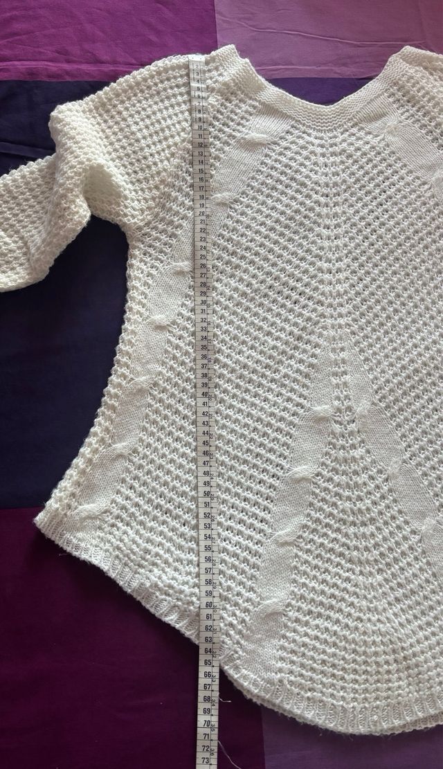 Jersey de lana blanco