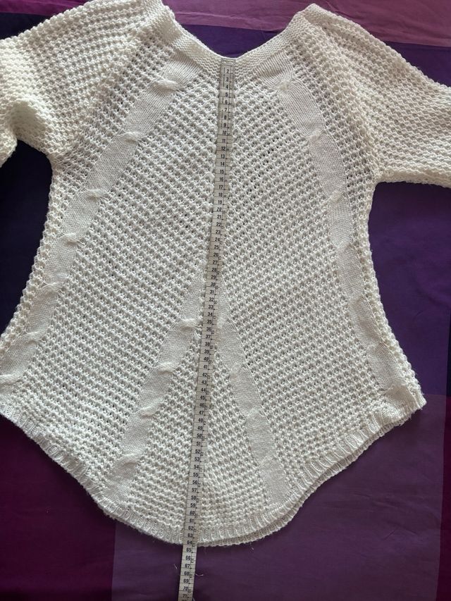 Jersey de lana blanco