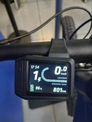 Bicicleta eléctrica montaña E-Expl 520 azul noche