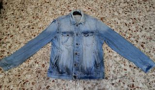 Cazadora vaquera Vintage azul - Talla L