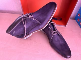 Botas de vestir Braend azul/gris talla 44